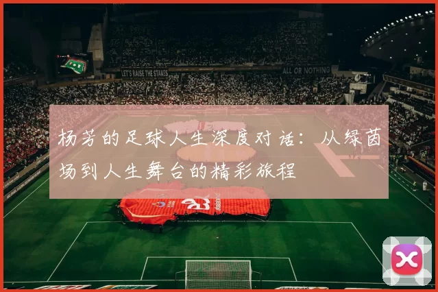 杨芳的足球人生深度对话：从绿茵场到人生舞台的精彩旅程