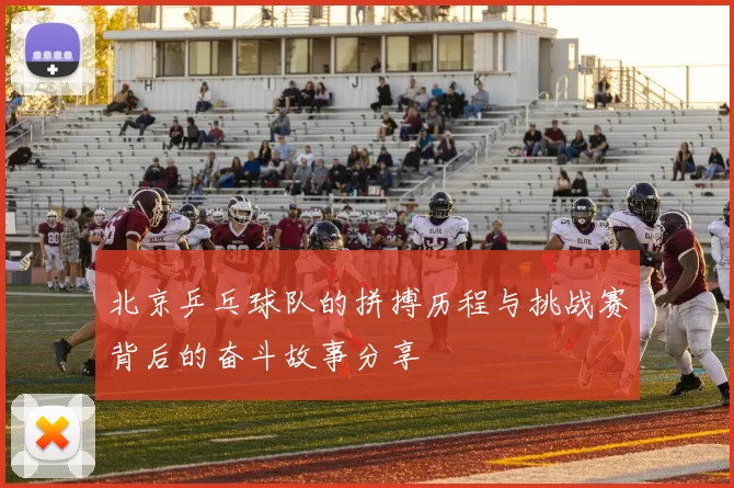 北京乒乓球队的拼搏历程与挑战赛背后的奋斗故事分享