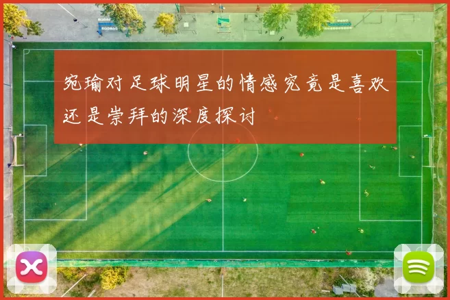 宛瑜对足球明星的情感究竟是喜欢还是崇拜的深度探讨