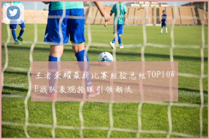 王者荣耀最新比赛经验总结TOP10WE战队表现抢眼引领潮流